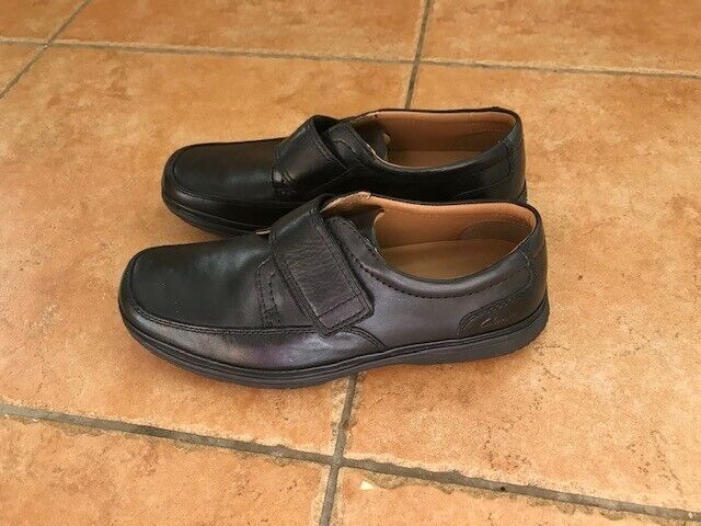 Clarks Mens Flexlight Black Shoes | in 